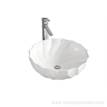 Wholesale Above Counter Mounting Round Art Wash Basin